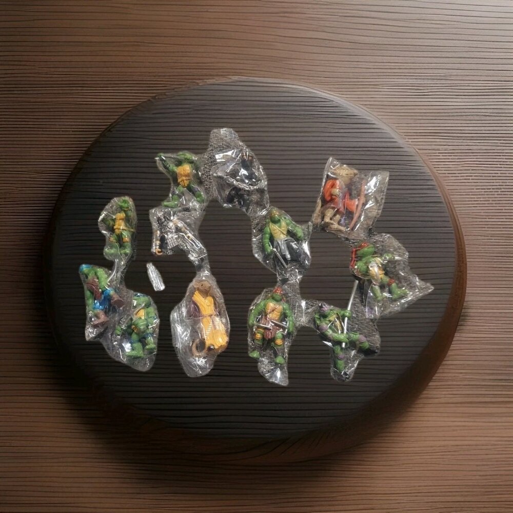 Teenage Mutant Ninja Turtles TMNT 12 Piece Action Figures Toys 2"